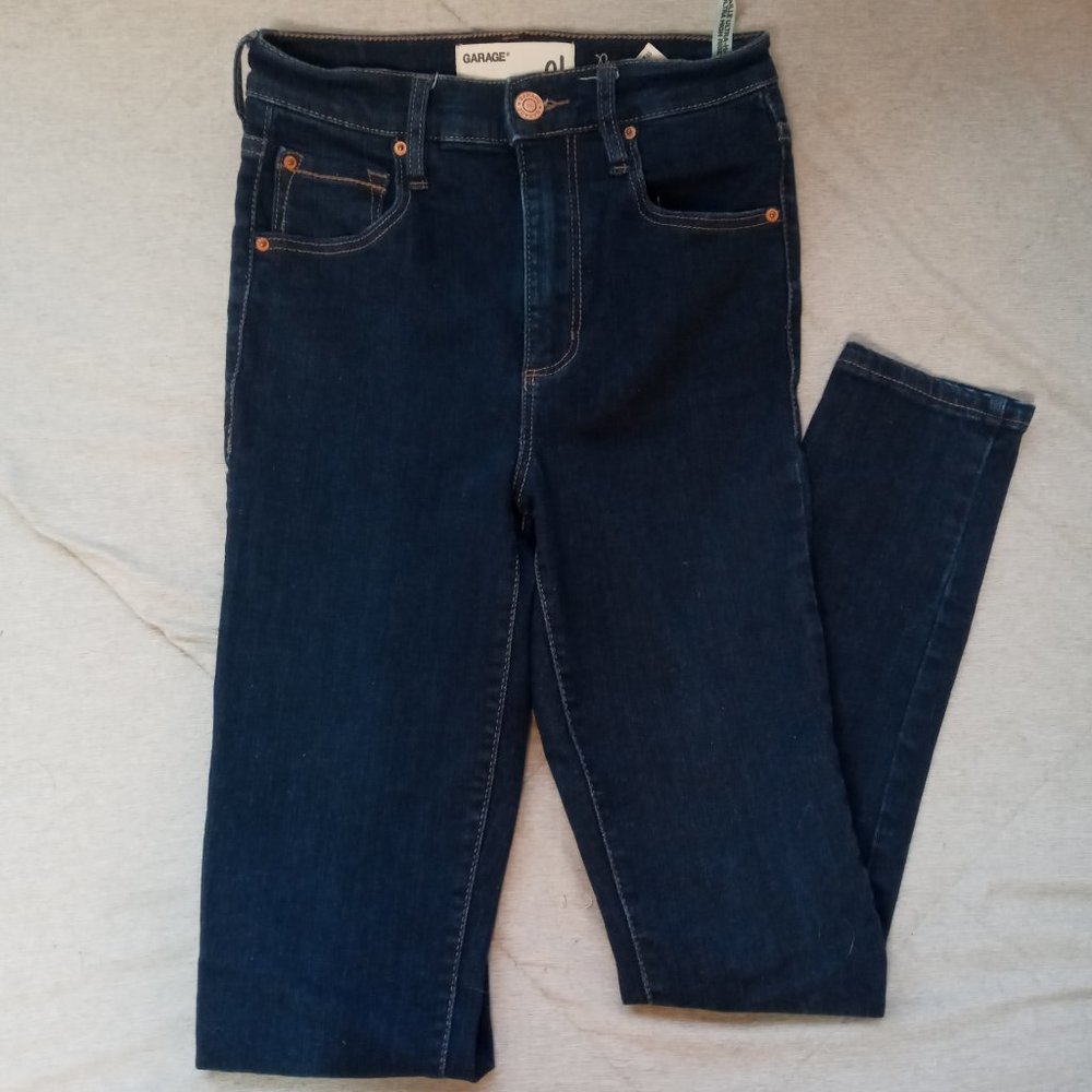 Ultra high rise skinny jeans